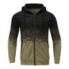 Мужская повседневная камуфляжная спортивная толстовка с длинным рукавом на молнии с капюшоном, куртка, пальто