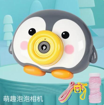 Bubble Machine Penguin Camera Style Girl Heart Blowing Bubble Ins Children'S Electric
