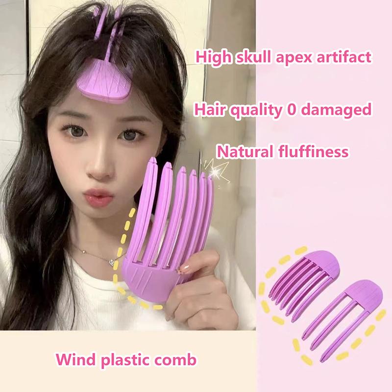 3/6 зубцов пушистые корни волос высокий череп артефакт шпилька натуральные пушистые бесследные волосы красота укладка инструменты для ленивых