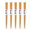 Wooden Manly Octagonal and Chestnut Set of J-kitchens Chopsticks, Design, 5, 23.5cm
