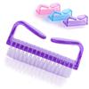 Portable Plastic Nail Art Accessories Nail Dust Brushes Cleaner Tool Pedicure Manicure