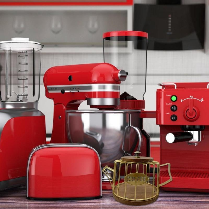 Органайзер для кофейных капсул с крышкой, большой вместимости, корзина для хранения капсул эспрессо, деревянная основа, кухонная столешница, подставка для чашек