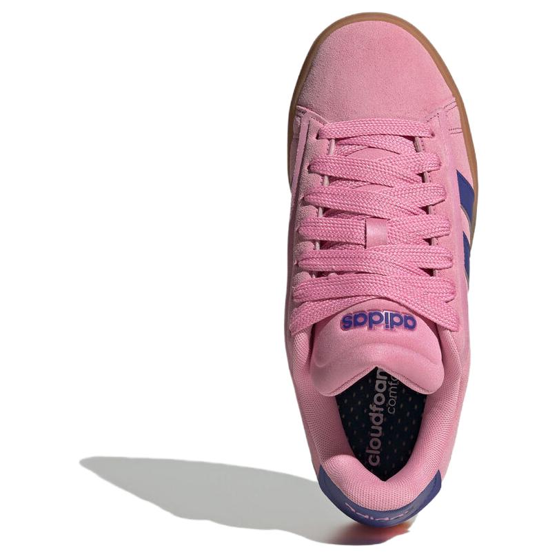 Adidas GRAND COURT ALPHA 00S Skateboard Shoes Women's Low Top Blue Pink KK2389