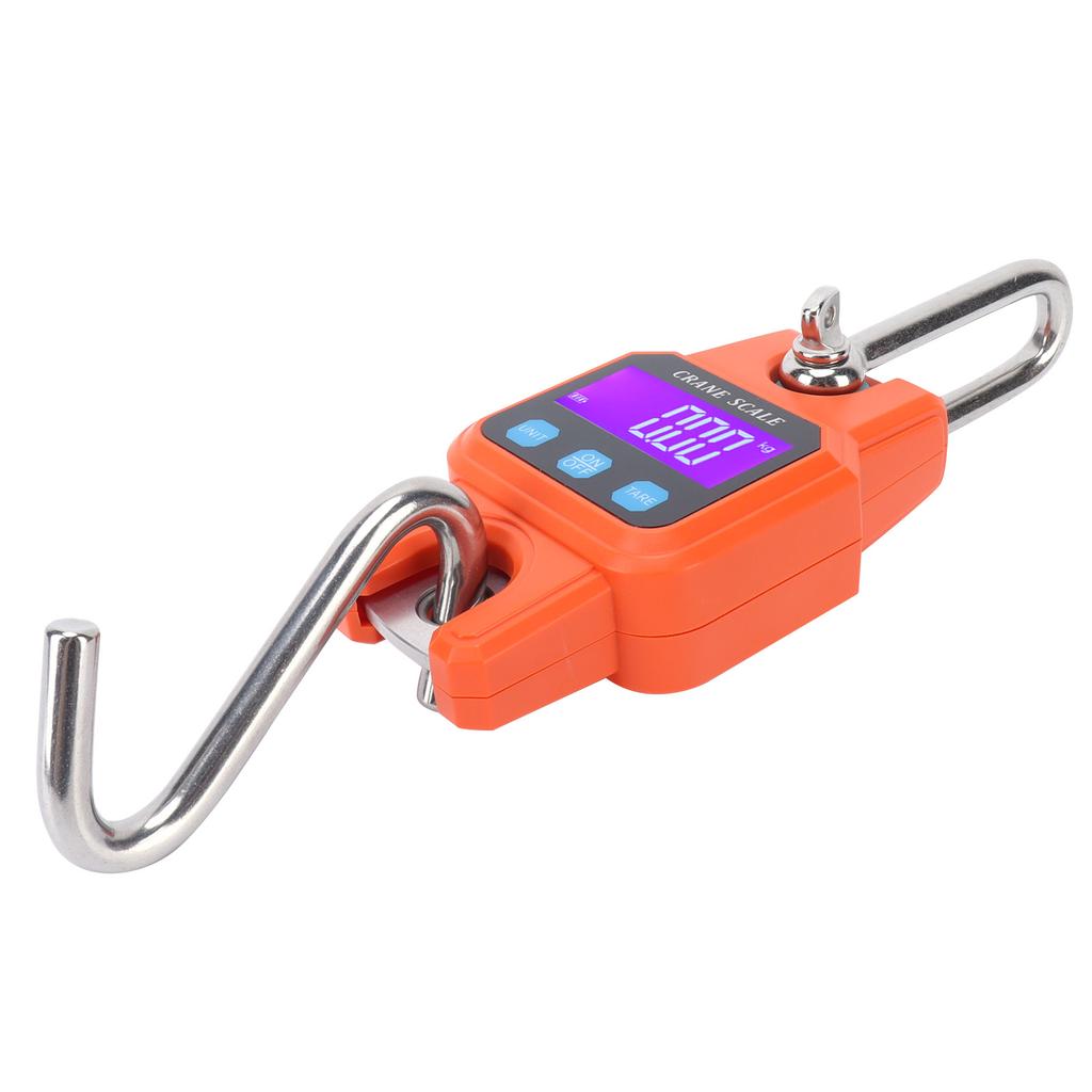 WH-C06 Перезаряжаемые цифровые подвесные весы Мини-крановые весы Электронные крючковые весы для дома(оранжевый )