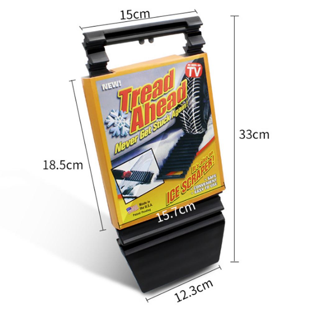 Auto Traction Mat Tire Anti Skid Plate Compact Grip Aid for Car Snow Mud Sand Emergency
