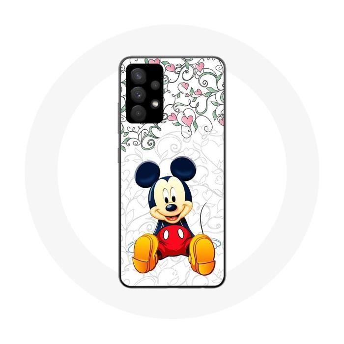 Case for Samsung Galaxy A13 5G Mickey Mouse Flowers Hearts