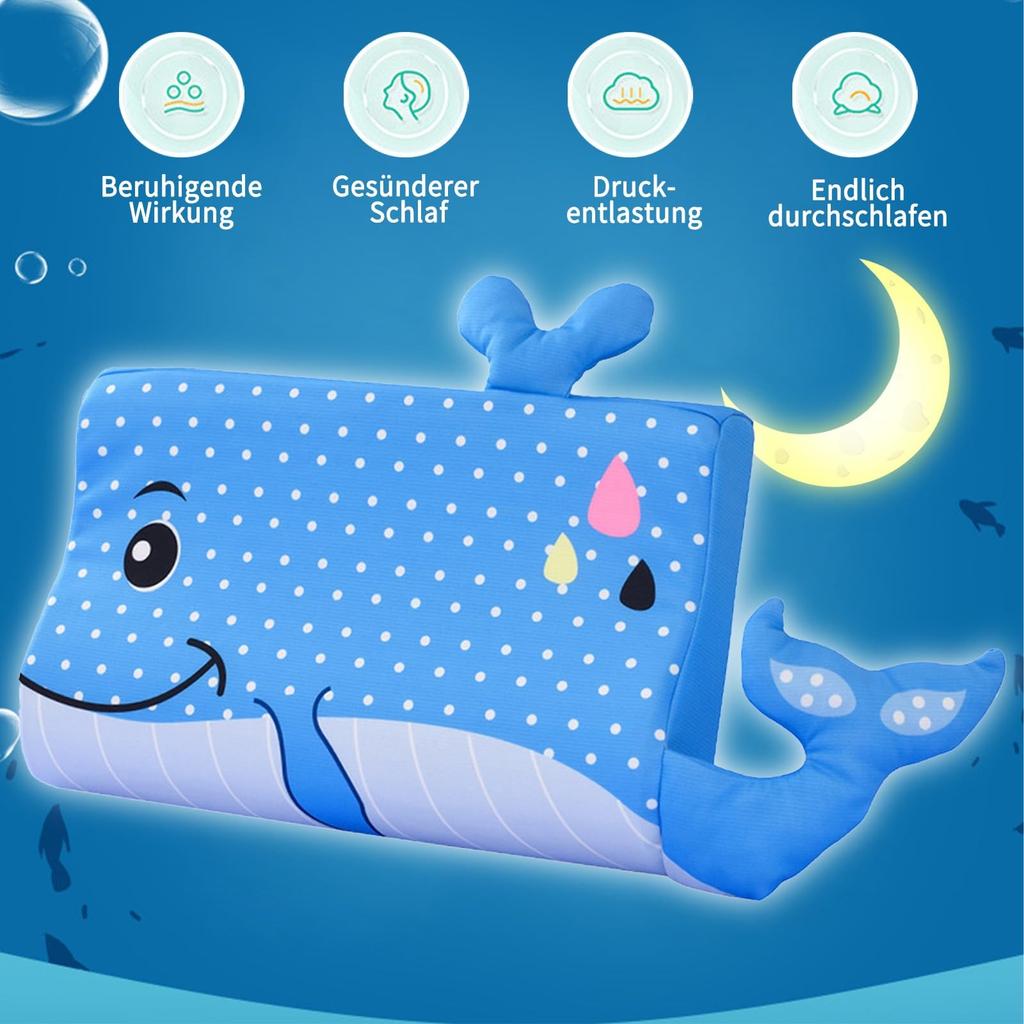 Calmlye Pillow, The Children's Pillow For Better And Healthier Sleep, Kids Cushion, Ergonomic, Breathable And Skin-friendly