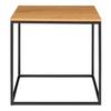 House Nordic Avery Side Table Oak and Black 442752