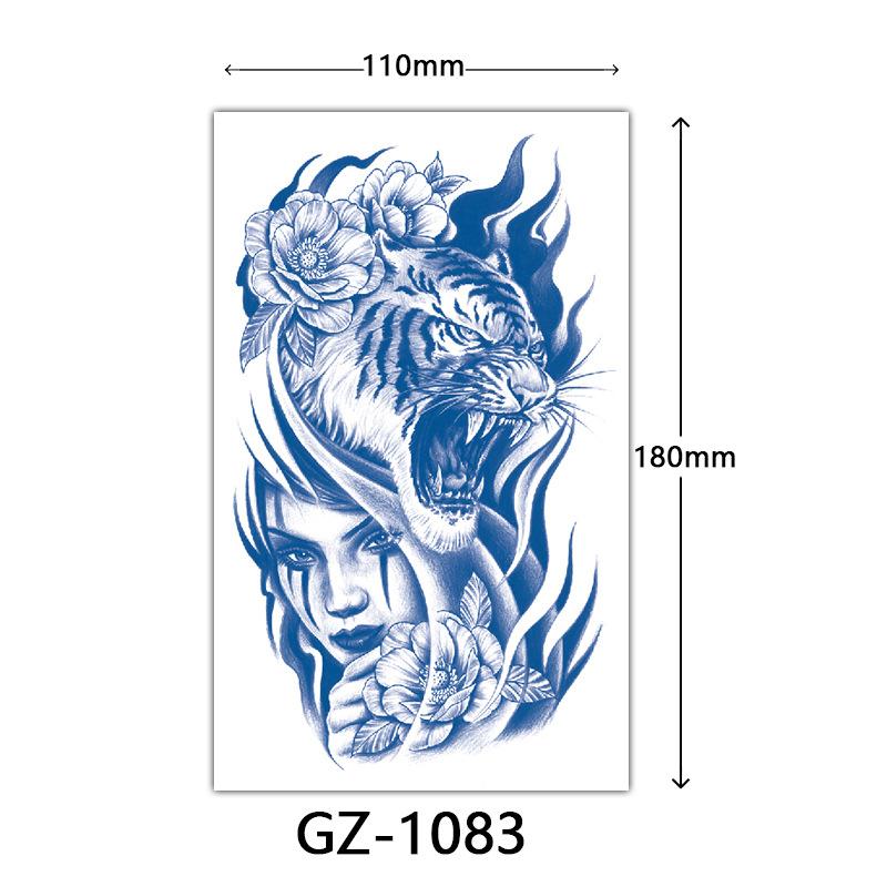 Соковые тату-наклейки, Растительные тату-наклейки, Полуперманентные тату-наклейки с английскими буквами Тату