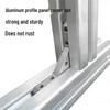 L-Shaped Aluminum Profile Corner Bracket for 2020/3030/4040 Panels and Wood Boards