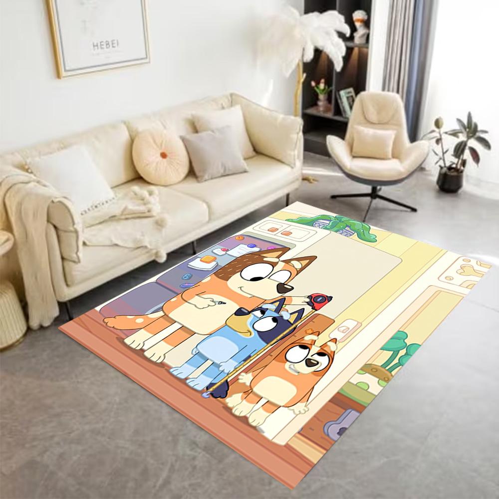 Dogs Refrigerator Adventure Area Rug Design for Game Room Outdoor Bedrooms Dormitory Anti-slip Rug Decorate Offices