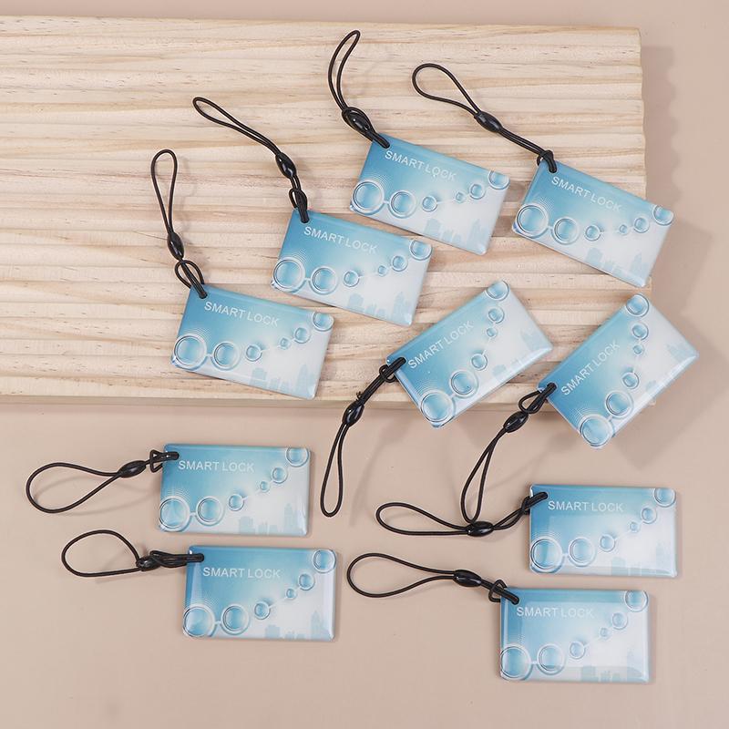 10 шт. 13,56 МГц IC-карта Tuya Ttlock Ble Электронная интеллектуальная карта дверного замка Цифровые интеллектуальные замки с отпечатками пальцев Разблокировка Маленькая Rfid-карта