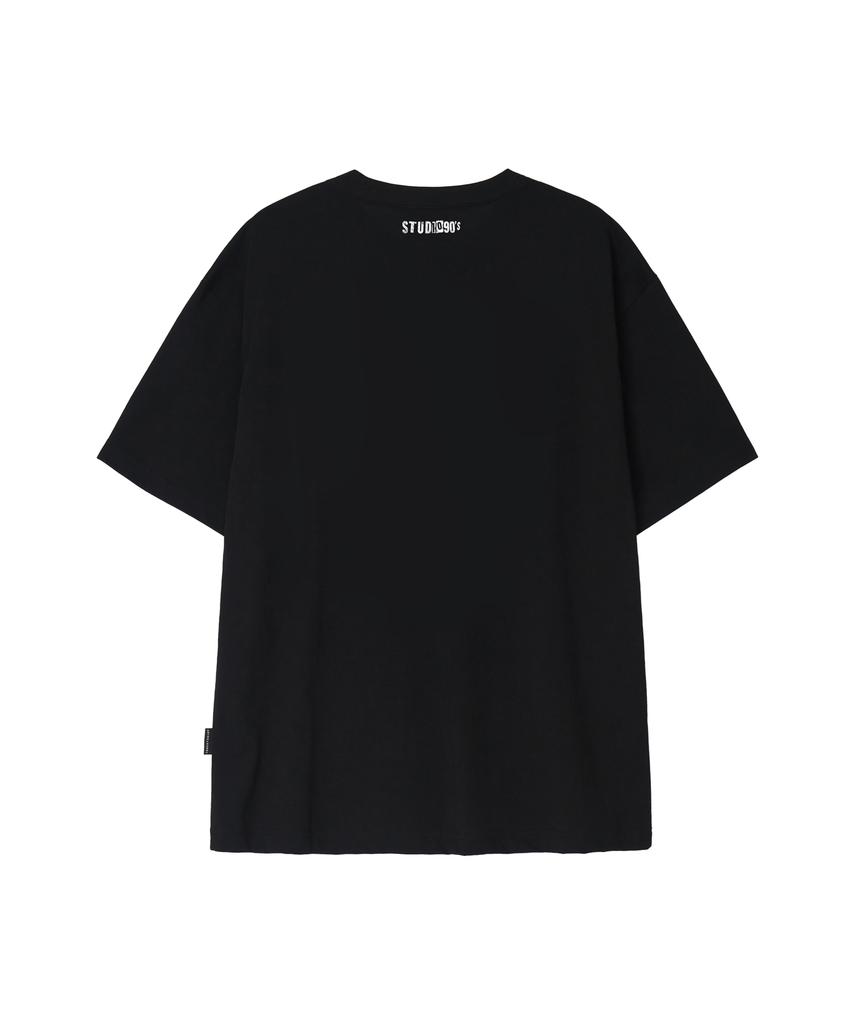 1993STUDIO 90S Big Graphic T-Shirt_Black