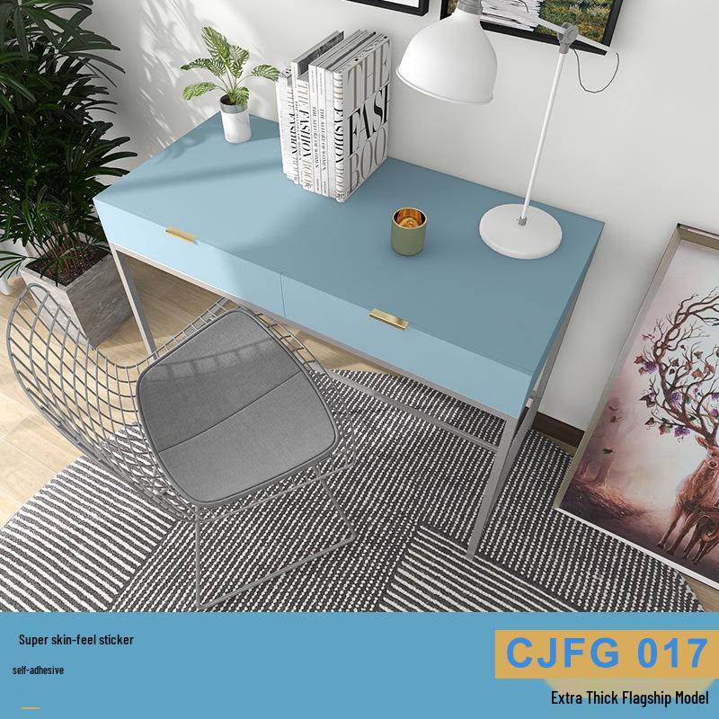 Solid Color Matte Wallpaper – Self-Adhesive, Waterproof, Washable, Thickened for Furniture Renovation