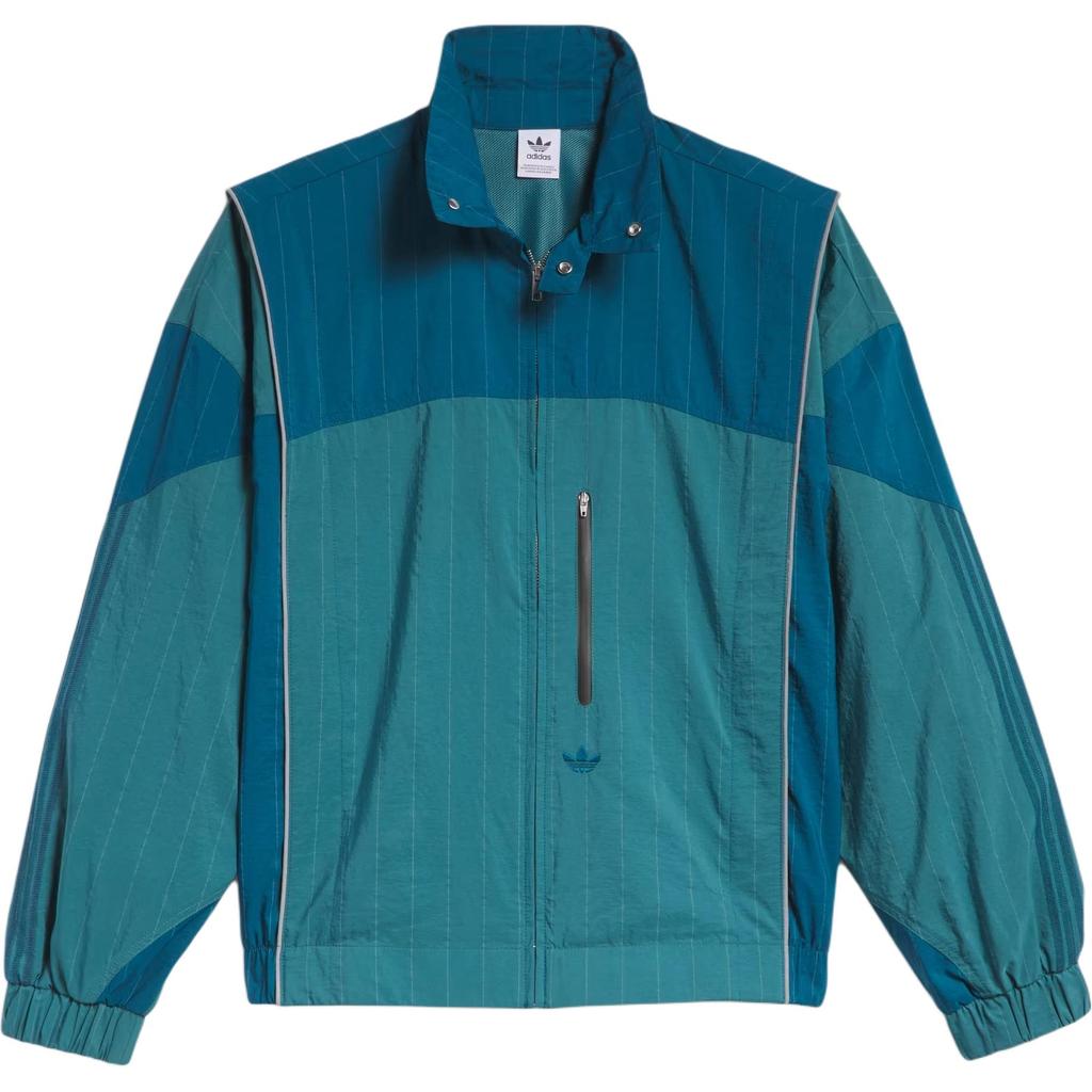 Adidas Оригинальный ветрозащитный плащ Venice свободного кроя на молнии, светоотражающий, с шарнирным плечевым дизайном, куртка унисекс JX6180