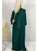 XG2057 Women's Hooded Hijab Long Kaftan Dress - Malaysia, Middle East, Dubai, Turkey