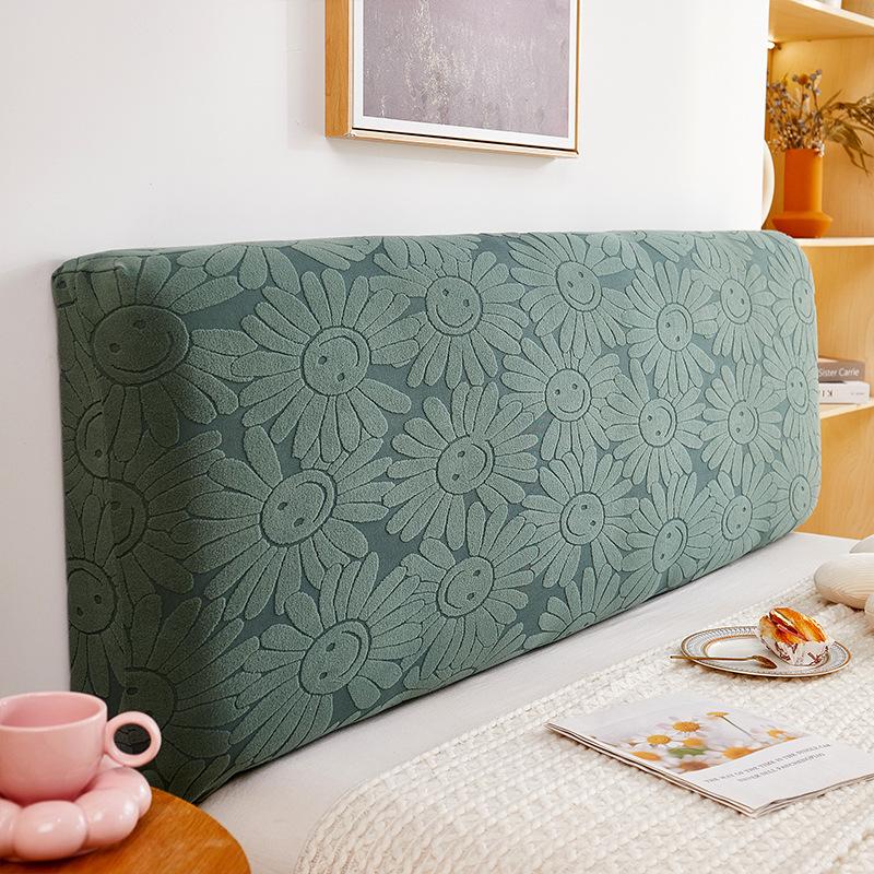 Headboard Covers, Stretch Bed Headboard Slipcover, Dustproof Protector Cover for Linen Fabric Tufted Upholstered Headboard