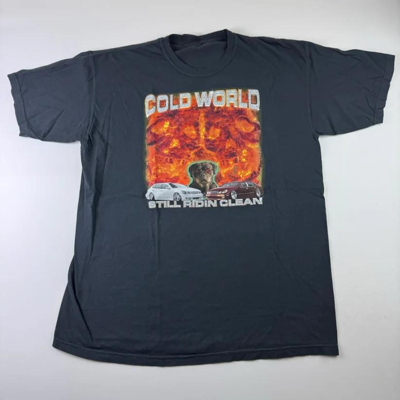 Винтажная футболка Эрика Реприда Cold World Унисекс Концертная S до 5XL El025
