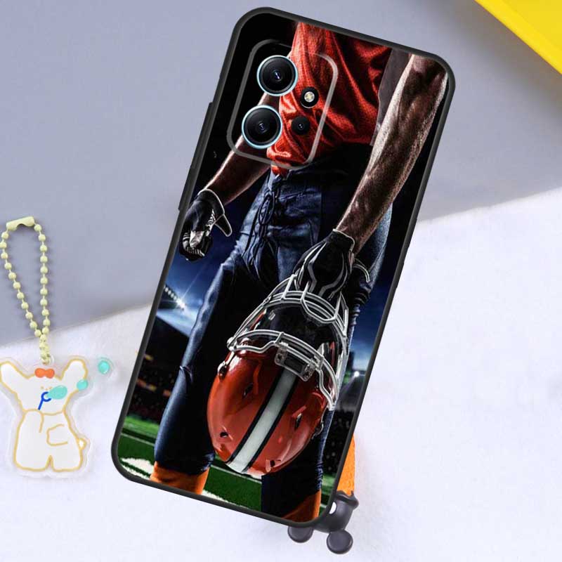Спортивный чехол для американского футбола для Xiaomi Redmi Note 11 10 9 8 12 Pro 10S 11S 12S Чехол для Redmi 12 9C 10C 12C 13C