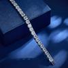 White Square Zircon Mystic Cubic Zirconia Women Tennis Bracelets Bangles