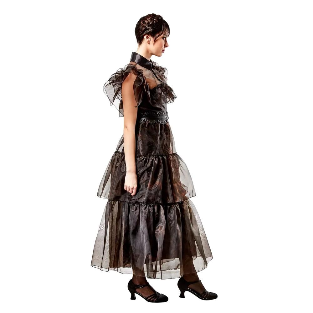 Wednesday Womens/Ladies Rave ´N Dance Wednesday Addams Costume Dress