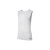 Solid Color Logo Print Sleeveless T-Shirt Women Tops White 833759-100