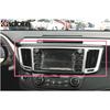 Для Toyota RAV4 RAV 4 2016 2017 2018 Матовая Накладка на Центральный Вентиляционный Отвод Кондиционера Отделка Салона Аксессуары