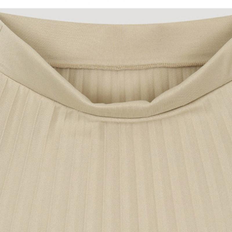 [shs Miss] Базовая юбка в складку с полосками Sawsko12010 Be