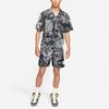 Air Jordan Flight Knit Print Свободная баскетбольная рубашка с короткими рукавами Мужские топы Черный CZ4736-010