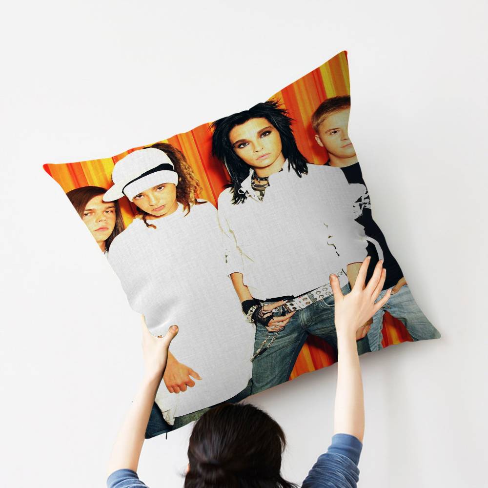 Билл Каулитц Том Tokio Hotel Классический Счастливый Дракон Наволочка Чехол для Подушки на Диван Украшение для Комнаты Подарок для Детей