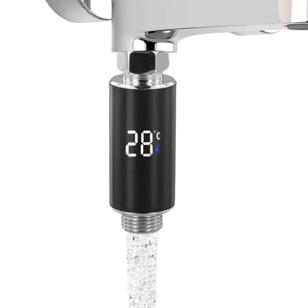 Intelligent Temperature Shower Nozzle Thermometer Hydroelectric Thermometer For Babies