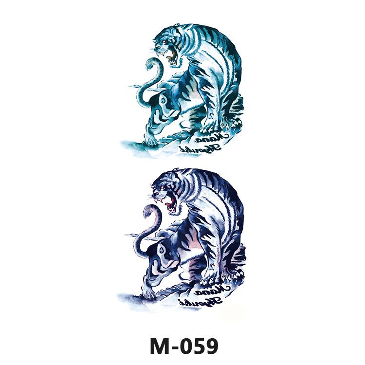 Customize Wolf Dragon Spider Scorpion Animal Temporary Tattoo Designs for Man