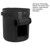 Non-Woven Felt Grow Bag Large Diameter Potato Planting Bag Seedlings Growing Bucket with Window for Vegetables Strawberries