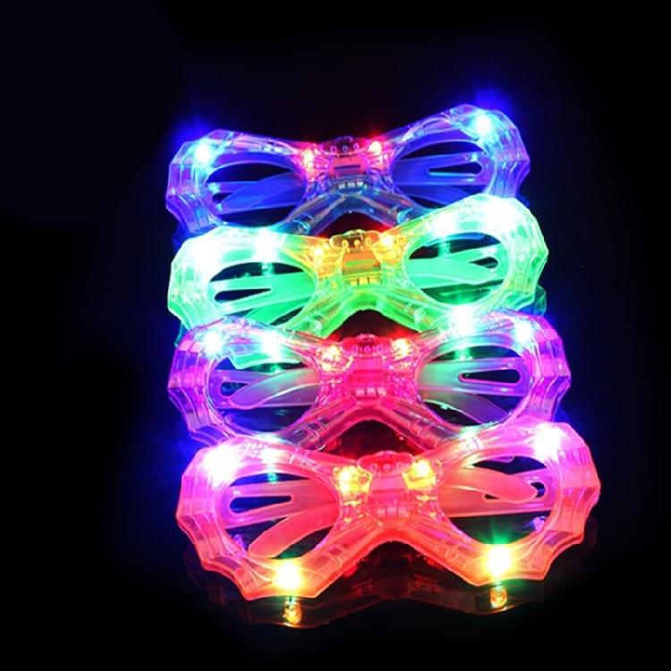 Рождественские Очки Светящиеся LED Новогодние Очки для Подростков Рождественские Украшения