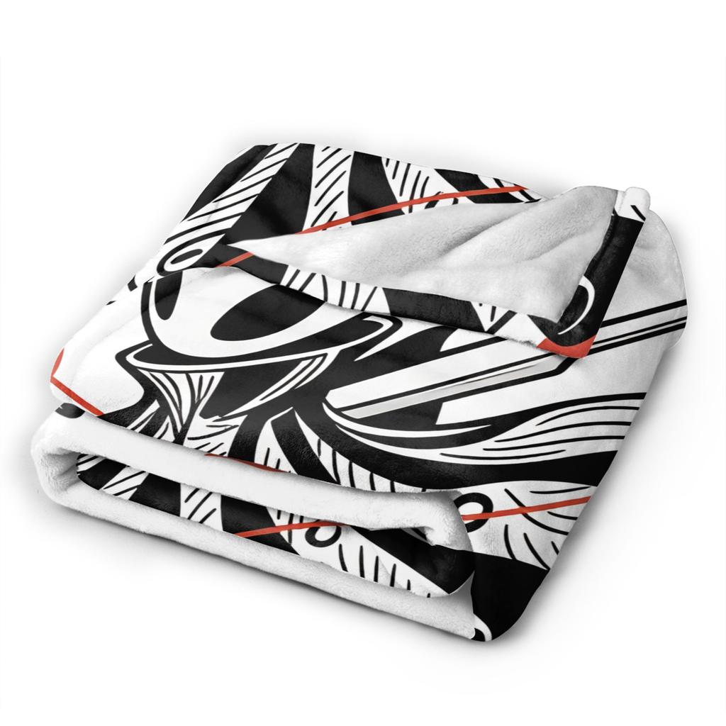Warm BlanketsBoy Girl Picnic Hollow Knight Silksong Bedding Throws  Flannel Bedspread For Bedroom Street Trend Sofa Bed Cover