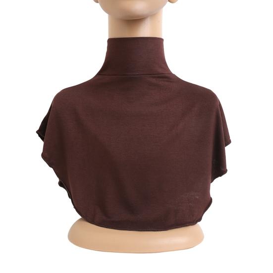 Turtleneck Neck Cover Solid Color High Neck Pullover Fake Collar Women Soft Neck Piece Unisex Accessory