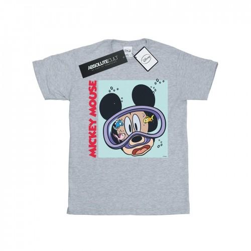 Disney Mens Mickey Mouse Under Water T-Shirt