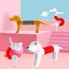 Retractable Toy Various Shapes Stretchable Head Tail 360-degree Twisting Dachshund Dog Fidget Toy