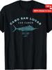 100% Made In USA, 180g Cabo San Lucas Blue Marlin T-Shirt T-Shirt