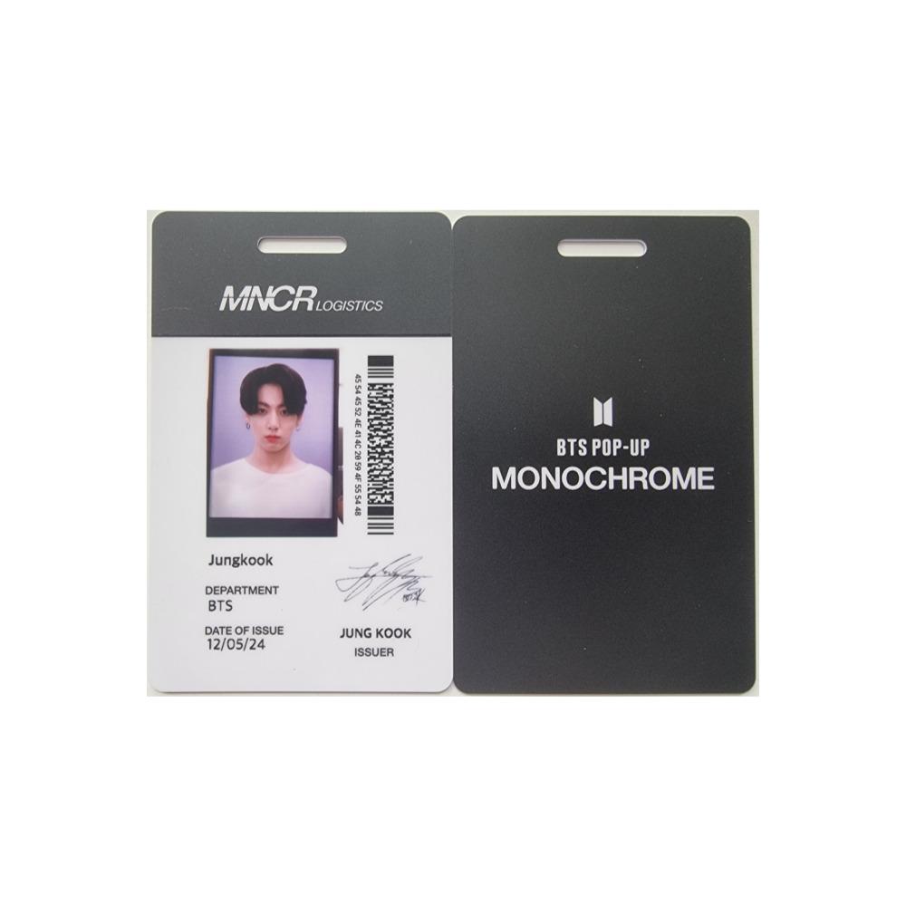 BTS POP-UP MONOCHROME ID CARD