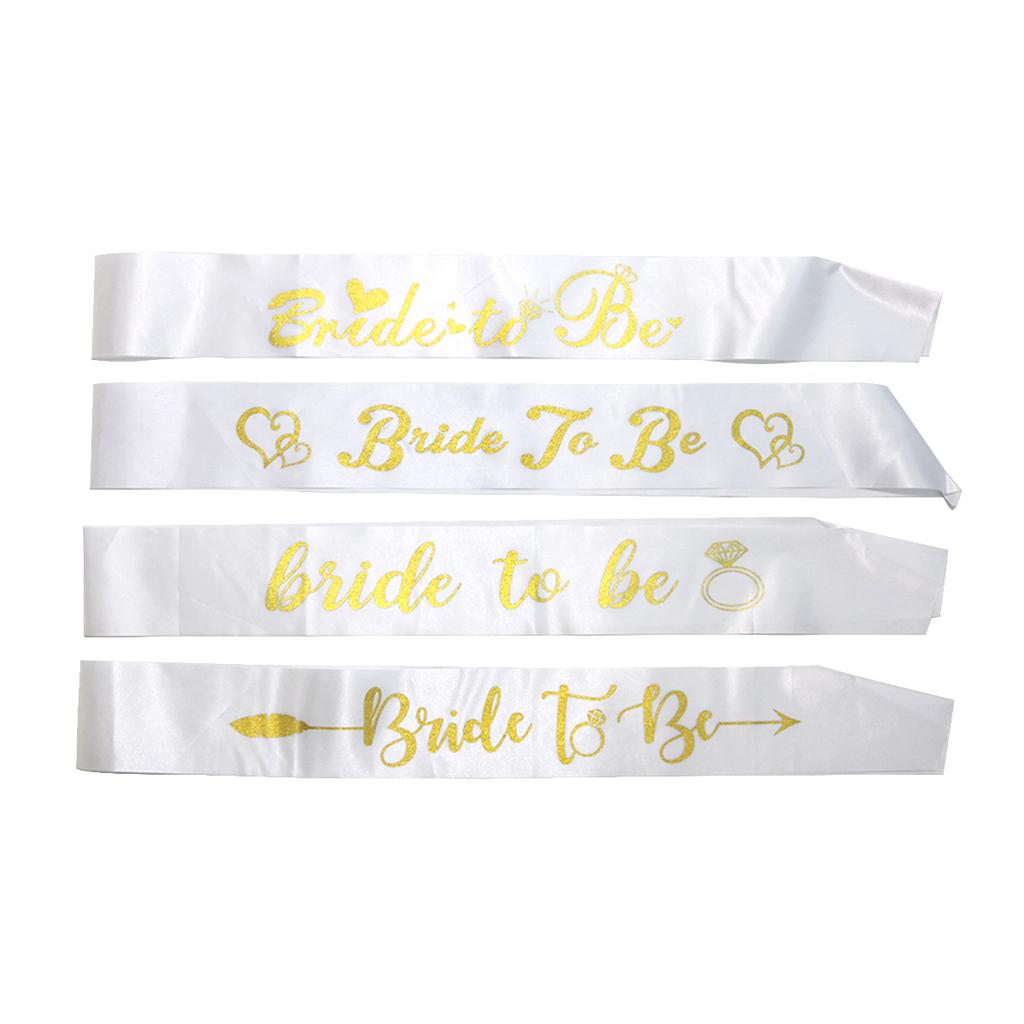 European And American Bachelorette Party Bridal Wedding Etiquette Belt Bridesmaid Shoulder Strap Ribbon Customization