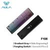 AULA F108Pro/F108 Wireless  Mechanical Keyboard 108Key Full Size RGB Hot Swap Macro Esport Gaming Office Dual Use PC Peripheral