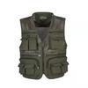 Men's Plus Size Multi-Pocket Mesh Fishing Vest - Outdoor Summer Wear