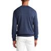 Polo Ralph Lauren Мужской вязаный свитер с круглым вырезом из шерсти с вышивкой логотипа маленькой лошади, темно-синий MNPOSWE16820507-410