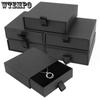 8pcs Kraft Paper Jewelry Gift Boxes Storage Containers with Lids Cardboard Jewelry Boxes for Necklace Ring Earring Display Box