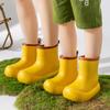Rain Boots Women EVA Waterproof Comfortable Round Toe Rain Shoes Soft Platform Thick Sole Outdoor Wading Camping Rubber Shoes