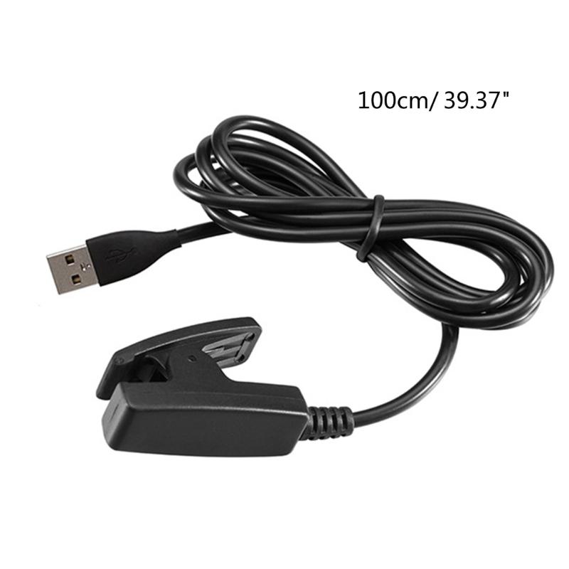 Черный зарядный кабель 100 см/39 дюймов Для Garmin Forerunner 235 35 230 630 735XT Умные часы Аксессуары Для Approach S20