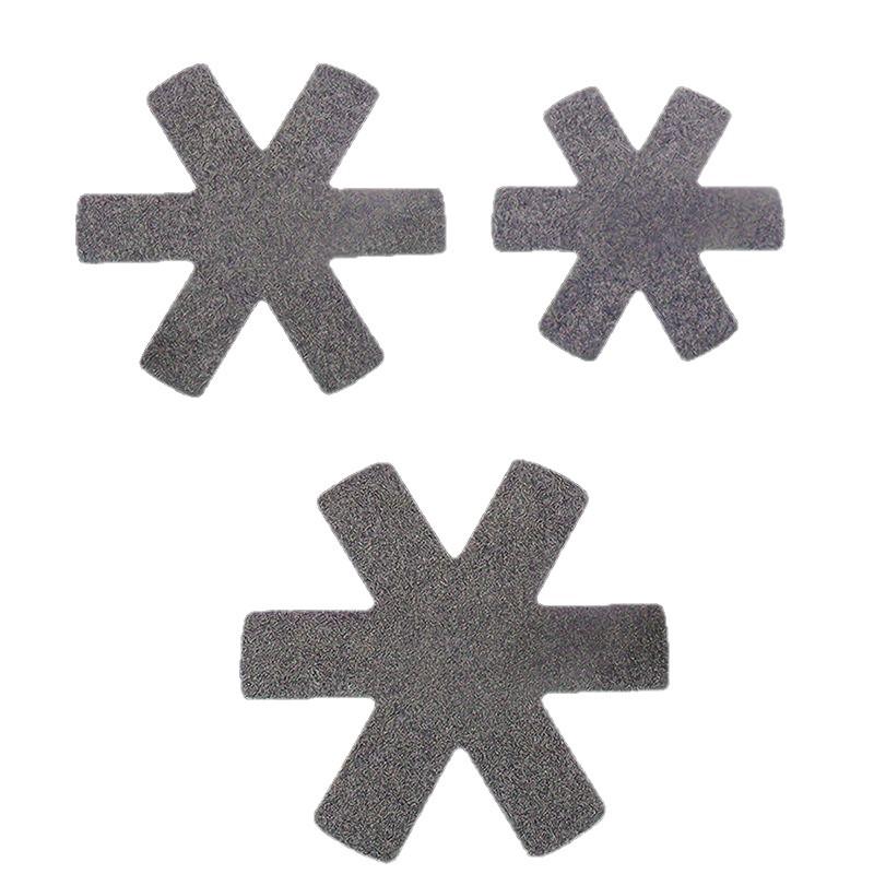 Шестиугольная нескользящая фетровая подставка под горячее - Термостойкий, легко моющийся протектор для столовой посуды