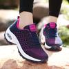 New Air Cushion Women's Shoes Thick Sole Rocking Shoes Women's Sports Shoes Fashionable and Versatile Non-slip Fly Weaving Casual Shoes Spring