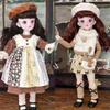1 Set Attractive Eyes Dress Up BJD Dolls Long Hair Makeup Ball Joint Doll  Babies